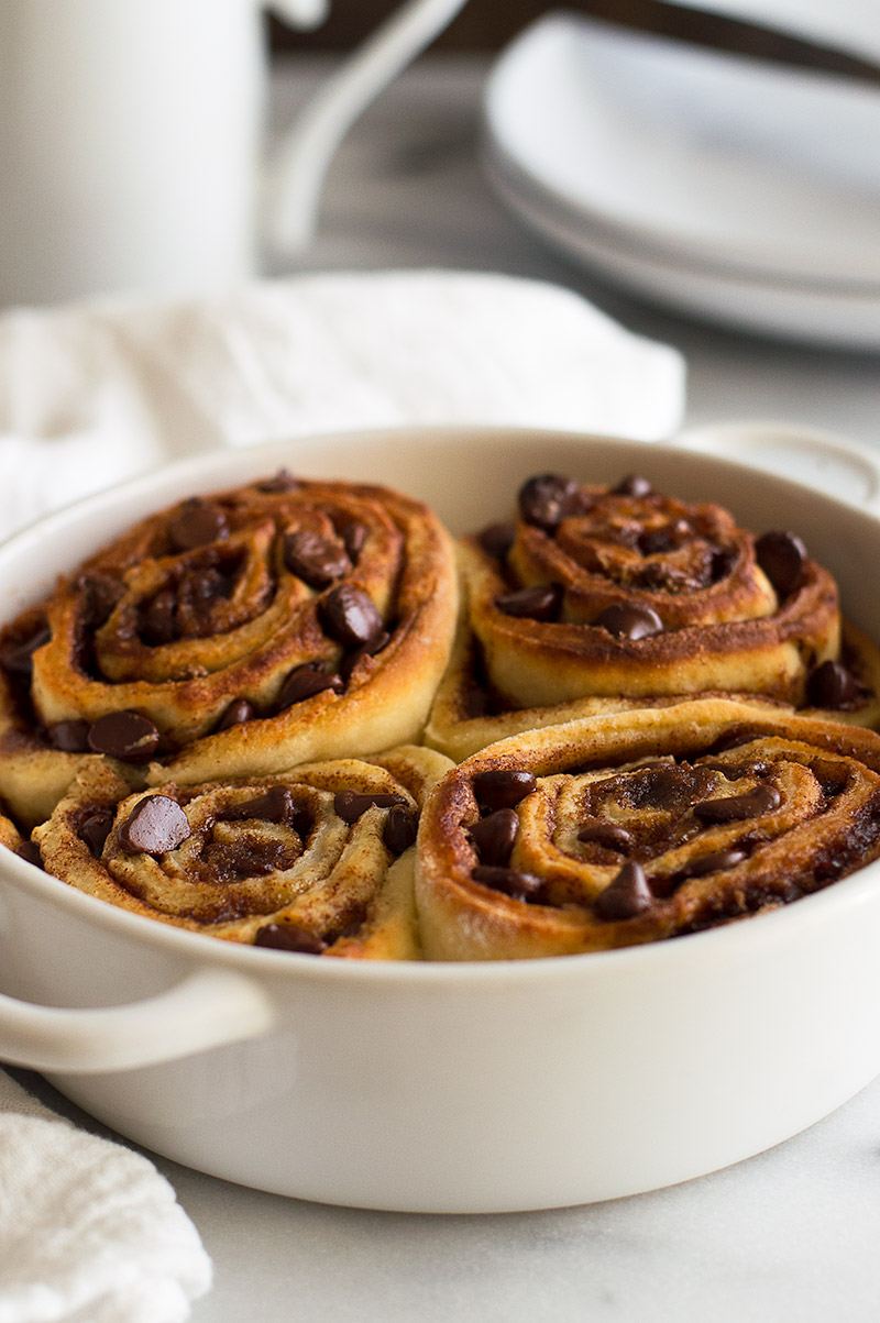 small batch chocolate cinnamon rolls with espresso glaze - Article 1
